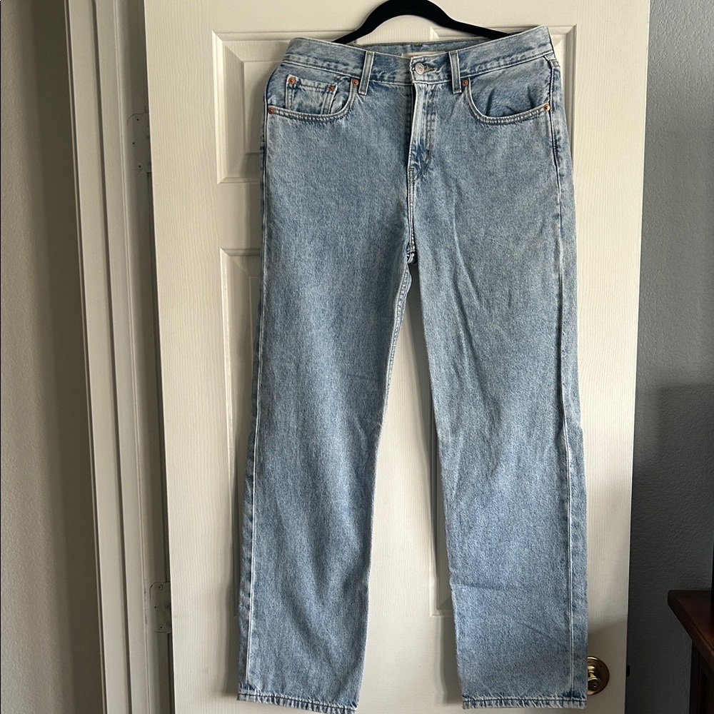 Women’s low-pro straight Levi’sLight Blue Denim Jeans
